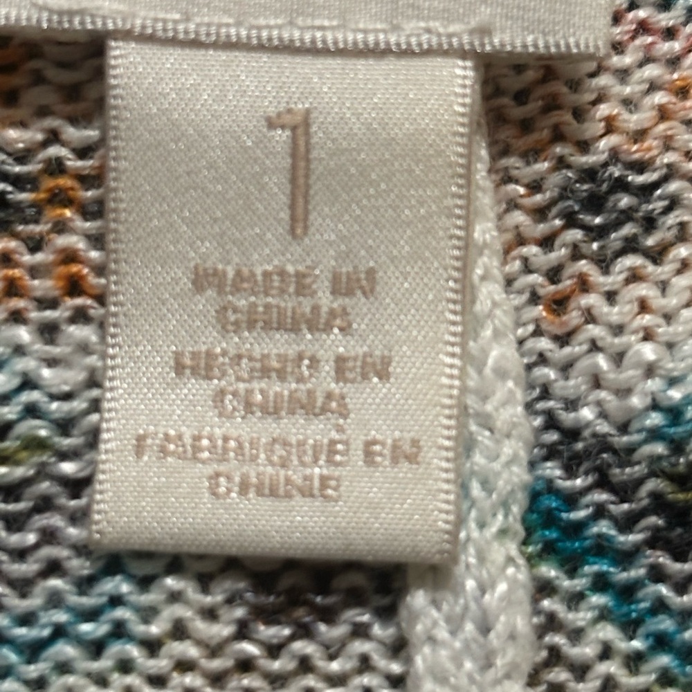 Chico's Multicolor Knit Cardigan - Picture 5 of 11